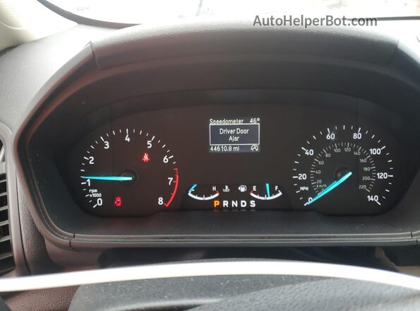 MAJ6S3FL4MC417591 2021 FORD ECOSPORT Blue Вид щитка приладів