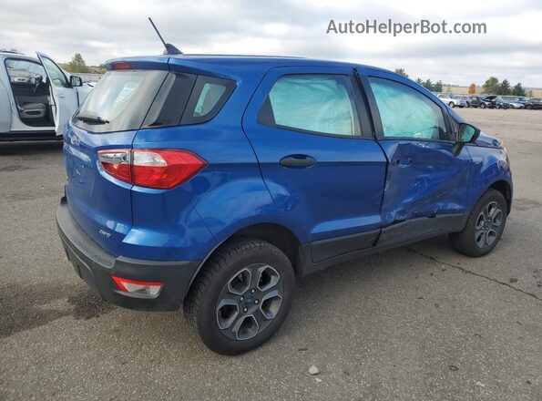 MAJ6S3FL4MC417591 2021 FORD ECOSPORT Blue Задня права чверть