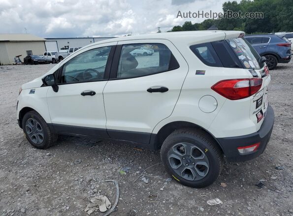MAJ6S3FLXLC391660 2020 FORD ECOSPORT White უკანა მარცხენა