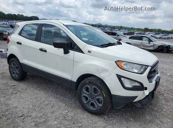 MAJ6S3FLXLC391660 2020 FORD ECOSPORT White წინა მარჯვენა