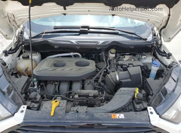 MAJ6S3FLXLC391660 2020 FORD ECOSPORT White ძრავის განყოფილების ხედი