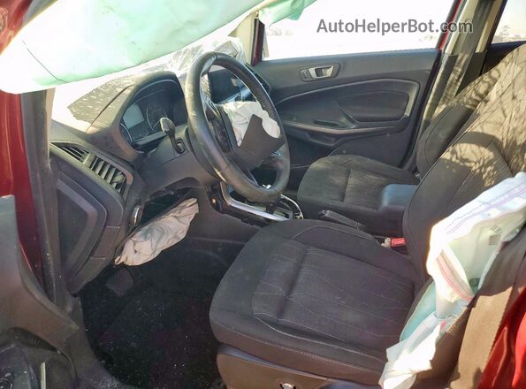 MAJ6S3GL0LC393013 2020 FORD ECOSPORT Red Widok wnętrza z przodu