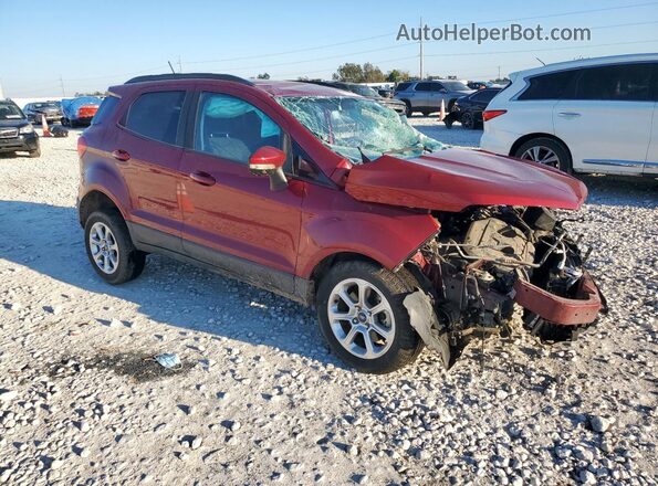 MAJ6S3GL0LC393013 2020 FORD ECOSPORT Red Przód prawy