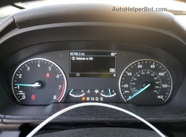 MAJ6S3GL1LC319244 2020 FORD ECOSPORT Gray Вид щитка приладів
