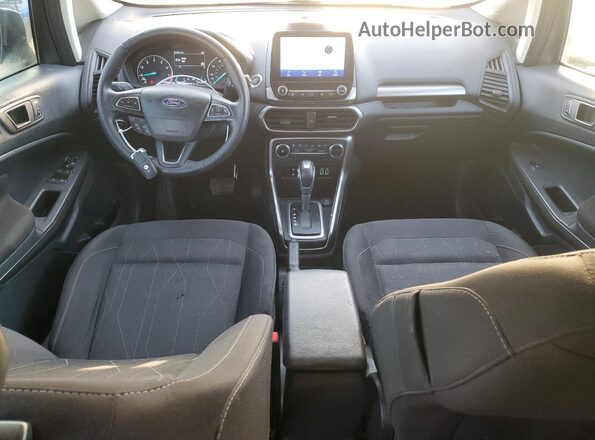 MAJ6S3GL1LC319244 2020 FORD ECOSPORT Gray Вид панелі приладів