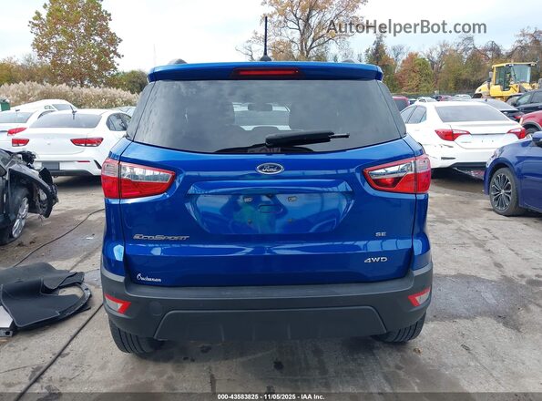 MAJ6S3GL2NC470225 2022 FORD ECOSPORT Синий 