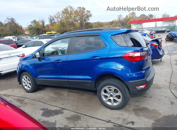 MAJ6S3GL2NC470225 2022 FORD ECOSPORT Синий Панорамный вид салона 360°