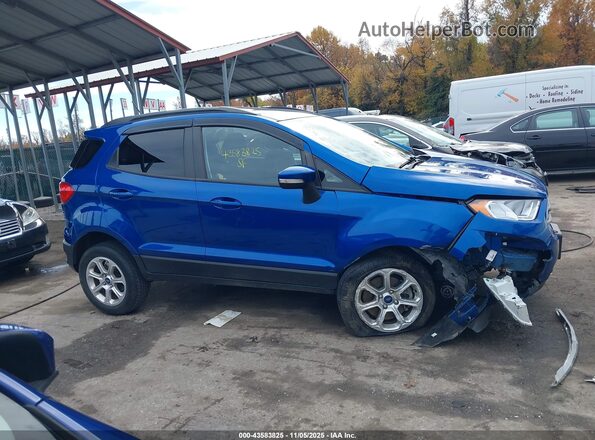 MAJ6S3GL2NC470225 2022 FORD ECOSPORT Синий Вид задней части салона