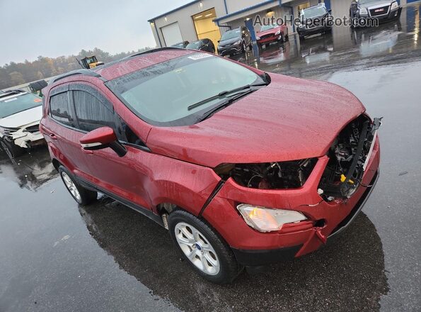 MAJ6S3GL4NC459291 2022 FORD ECOSPORT Темно-бордовый Передняя правая четверть