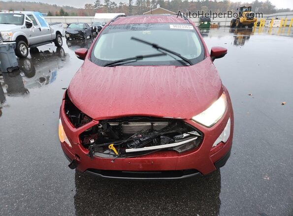 MAJ6S3GL4NC459291 2022 FORD ECOSPORT Темно-бордовый Вид спереди