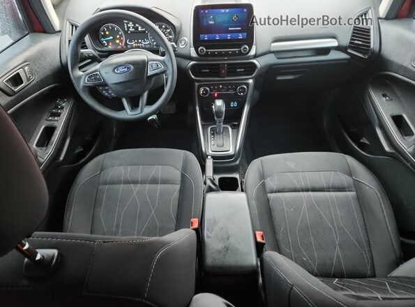 MAJ6S3GL4NC459291 2022 FORD ECOSPORT Темно-бордовый Вид панели приборов