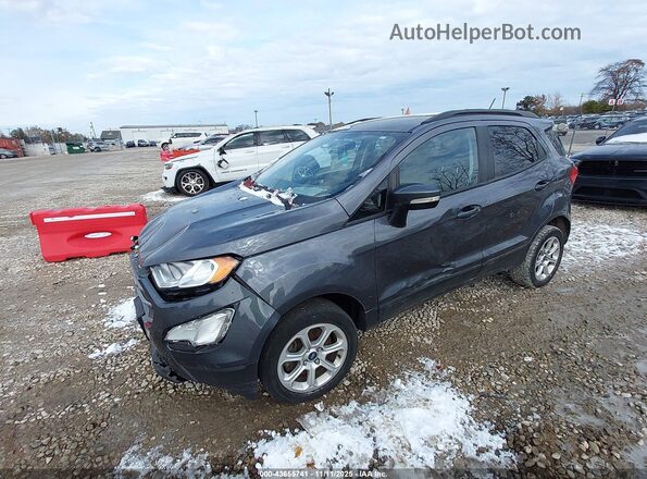 MAJ6S3GL8NC458080 2022 FORD ECOSPORT Gray Vista tres cuartos delantera izquierda