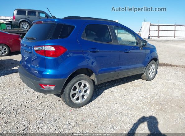 MAJ6S3GLXNC462079 2022 FORD ECOSPORT Синий Задняя правая четверть
