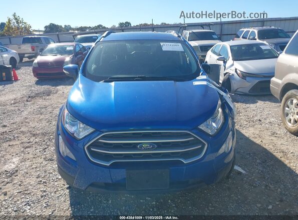 MAJ6S3GLXNC462079 2022 FORD ECOSPORT Синий Вид щитка приборов
