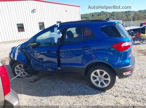 MAJ6S3GLXNC462079 2022 FORD ECOSPORT Синий Панорамный вид салона 360°