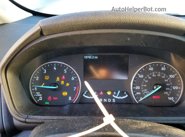 MAJ6S3GLXNC469954 2022 FORD ECOSPORT Black ხელსაწყოთა პანელის ხედი
