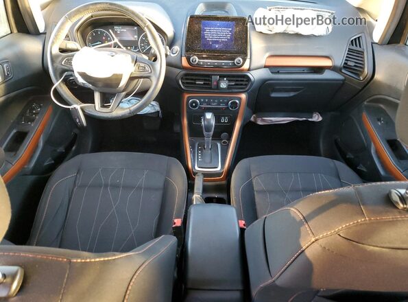 MAJ6S3GLXNC469954 2022 FORD ECOSPORT Black წინა პანელის ხედი