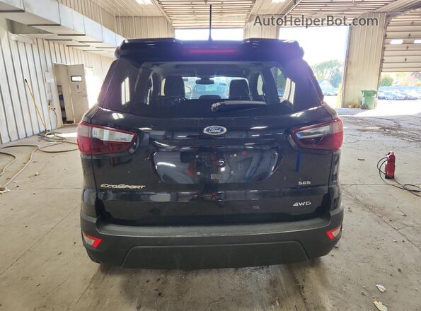 MAJ6S3JL1LC323772 2020 FORD ECOSPORT Black Rear view