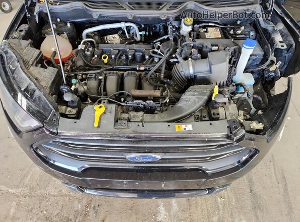 MAJ6S3JL1LC323772 2020 FORD ECOSPORT Black Engine compartment view