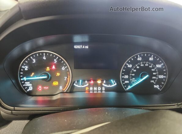 MAJ6S3JL1LC323772 2020 FORD ECOSPORT Black Instrument cluster view