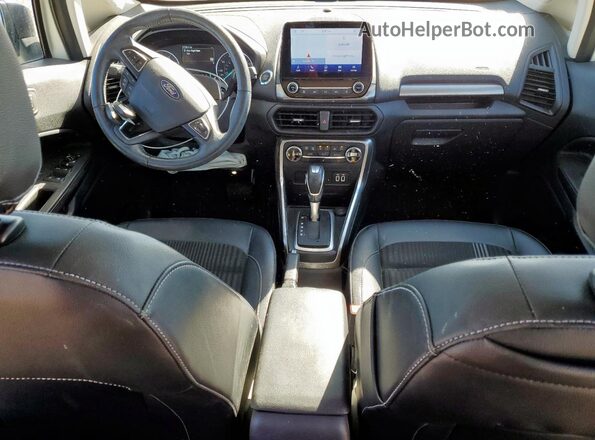 MAJ6S3JL2LC338667 2020 FORD ECOSPORT White Vista del salpicadero