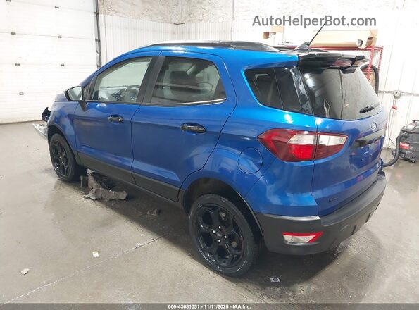 MAJ6S3JLXMC455026 2021 FORD ECOSPORT Синий Задняя левая четверть