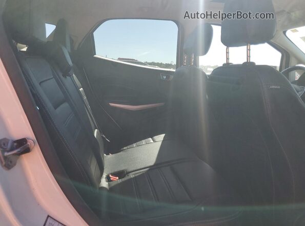 MAJ6S3KL5LC359060 2020 FORD ECOSPORT White უკანა სავარძლების ხედი
