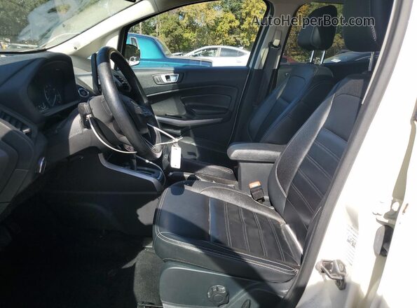 MAJ6S3KL5LC359060 2020 FORD ECOSPORT White წინა სალონის ხედი