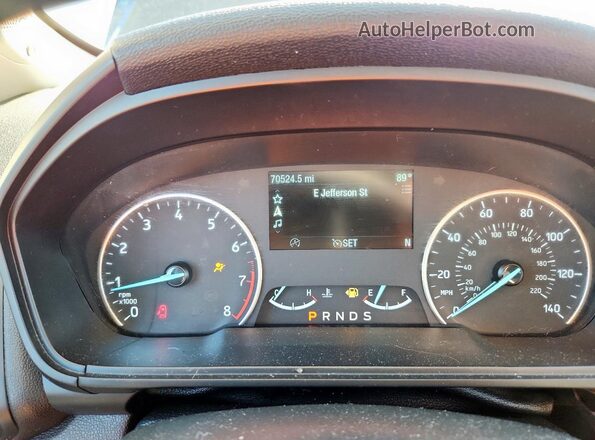 MAJ6S3KL5MC401924 2021 FORD ECOSPORT Черный Вид щитка приборов