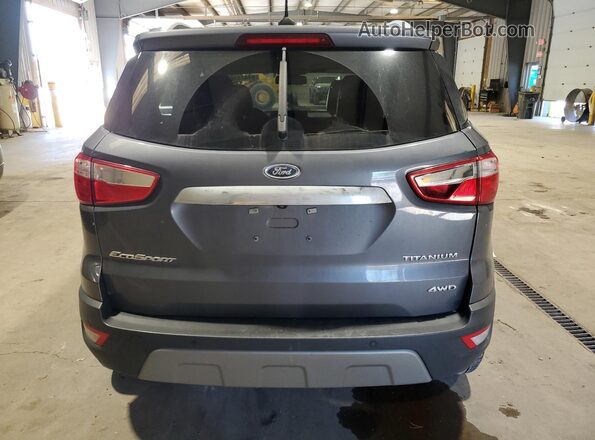 MAJ6S3KL7MC400516 2021 FORD ECOSPORT Gray Rear view