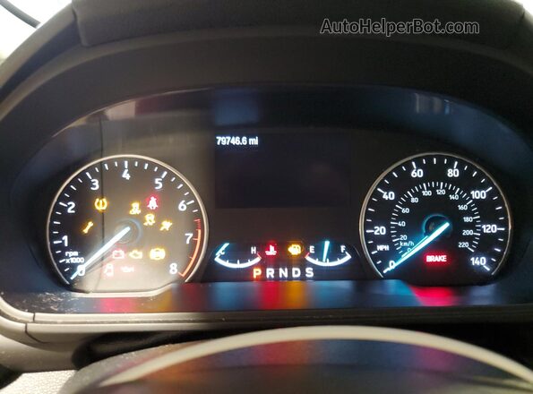 MAJ6S3KL7MC400516 2021 FORD ECOSPORT Gray Instrument cluster view