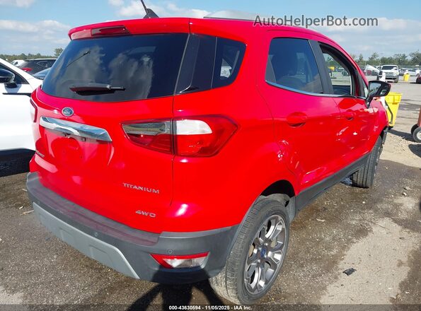 MAJ6S3KL9LC360843 2020 FORD ECOSPORT Red უკანა მარჯვენა