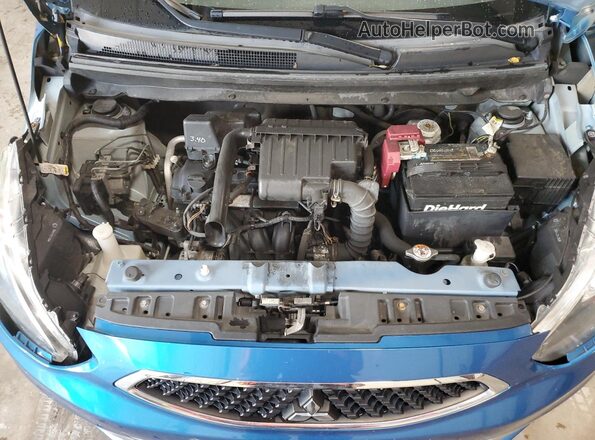 ML32A3HJ6LH000260 2020 MITSUBISHI MIRAGE Blue Rear interior view
