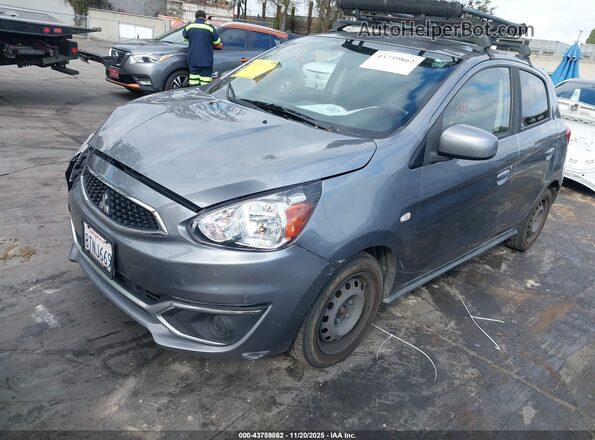 ML32A3HJ6LH004826 2020 MITSUBISHI MIRAGE Gray წინა მარცხენა ხედი სამი მეოთხედიდან