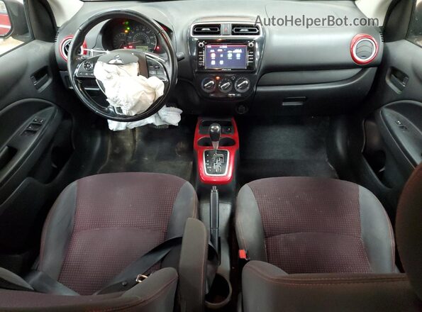 ML32A5HJ8KH009388 2019 MITSUBISHI MIRAGE Красный Вид панели приборов