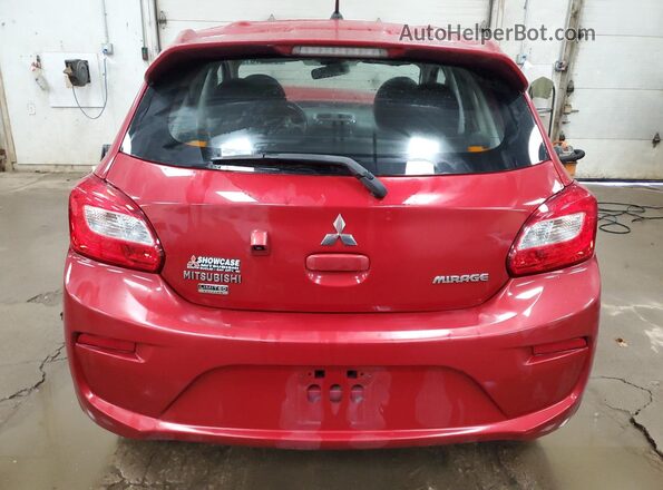 ML32A5HJ8KH009388 2019 MITSUBISHI MIRAGE Красный Вид сзади
