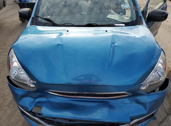 ML32A5HJ9LH004363 2020 MITSUBISHI MIRAGE Blue Вид задньої частини салону