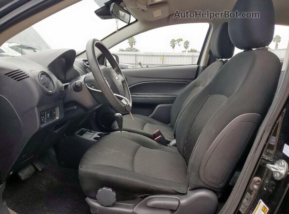 ML32AUHJ0NH003468 2022 MITSUBISHI MIRAGE Black Vista interior delantera