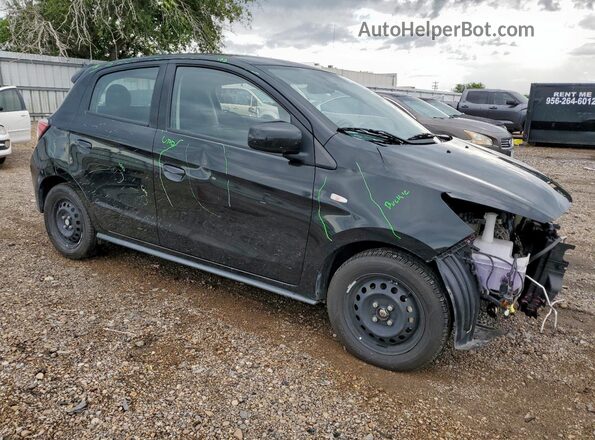 ML32AUHJ0NH003468 2022 MITSUBISHI MIRAGE Black Delantero derecho