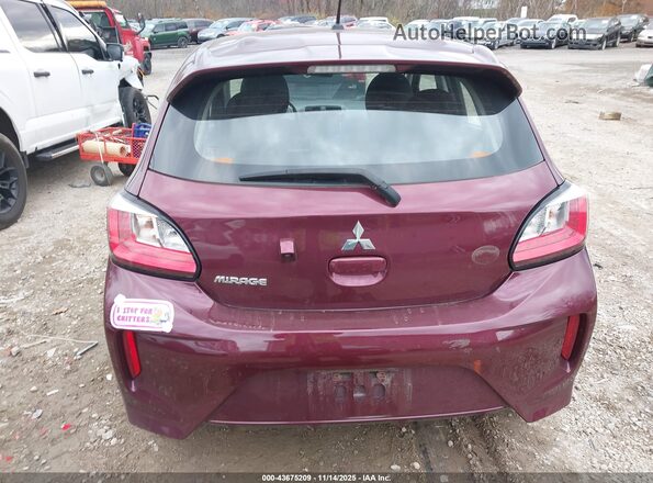 ML32AUHJ2PH001479 2023 MITSUBISHI MIRAGE Maroon 