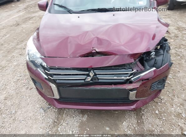 ML32AUHJ2PH001479 2023 MITSUBISHI MIRAGE Maroon Вид щитка приладів