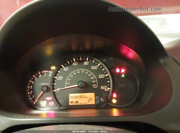 ML32AUHJ2RH007754 2024 MITSUBISHI MIRAGE Red უკანა სავარძლების ხედი