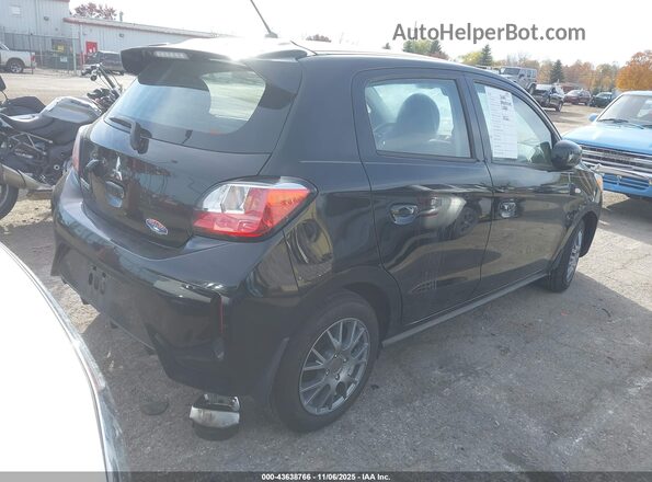 ML32AUHJ5MH005716 2021 MITSUBISHI MIRAGE Черный Задняя правая четверть