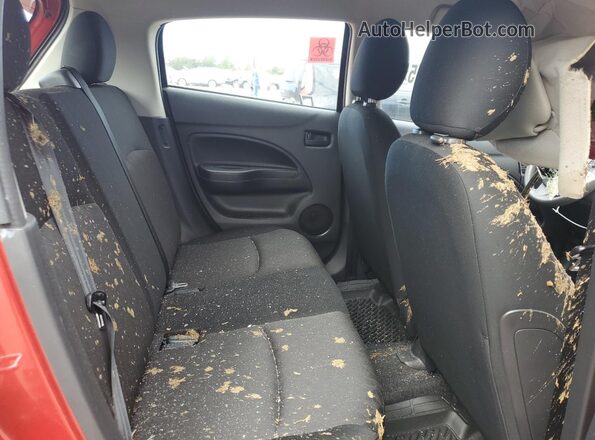 ML32AUHJ9MH009042 2021 MITSUBISHI MIRAGE Red უკანა სავარძლების ხედი