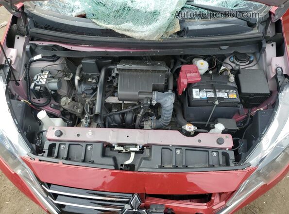 ML32AUHJ9MH009042 2021 MITSUBISHI MIRAGE Red უკანა სალონის ხედი