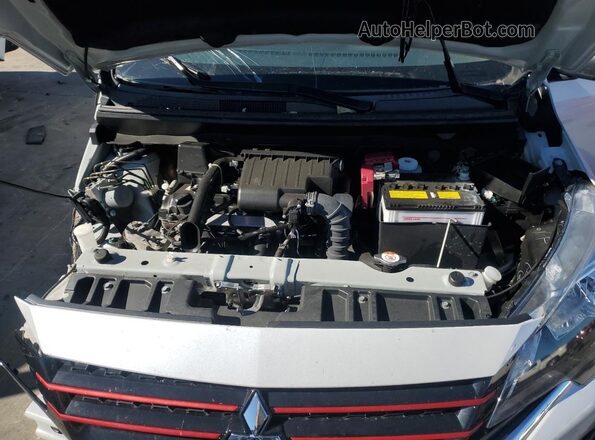 ML32AWHJ2NH002818 2022 MITSUBISHI MIRAGE White Vista interior trasera