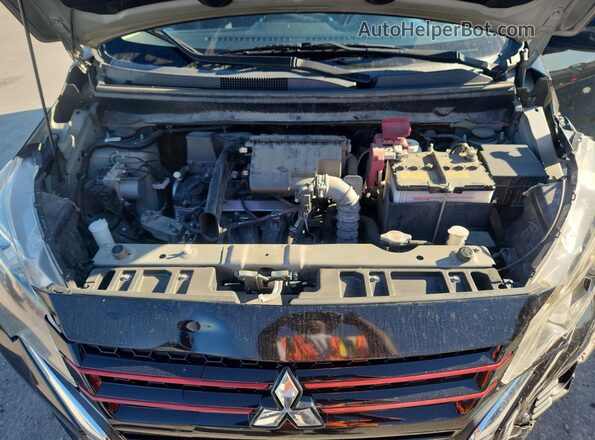 ML32AWHJ6NH003101 2022 MITSUBISHI MIRAGE Black Widok wnętrza z tyłu