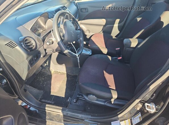 ML32AWHJ6NH003101 2022 MITSUBISHI MIRAGE Black Widok wnętrza z przodu