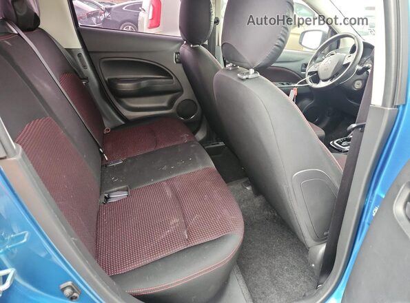 ML32AWHJ7NH007125 2022 MITSUBISHI MIRAGE Blue Vista de los asientos traseros