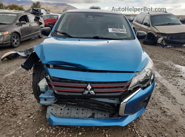 ML32AWHJ7NH007125 2022 MITSUBISHI MIRAGE Blue Vista frontal